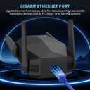 WiFi Extender, 2026 20X Fastest WiFi Booster AX3000 Dual Band (5.8/2.4GHz) 19,000 sq.ft Long Range and 150+ Devices, WiFi 6 Extender Signal Booster for Home with Ethernet Port (Black)