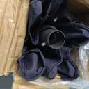 Outdoor Patio Umbrella with Push Button Tilt, 9 ft Navy Blue