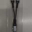 USB C Splitter 1 in 2 Out HiFi Audio Adapter, Dual USB C Headphone and Charger Adapter Support Call PD 60W Charge for iPhone 17/16 / 15 Series, MacBook, iPad, Galaxy S25 / S24 and More Cold Gray