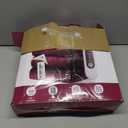 Heated Blanket Electric Throw, 50" x 60" Heating Blanket with 5 Levels & 10 Hours Auto Off, Extremely Soft Flannel Warm Blanket Gifts Over-Heat Protection, ETL Certified Machine Washable (Rose Red & White)