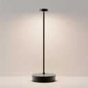 Cordless LED Table Lamp，Rechargeable Battery Desk Lamps, 3 Color Stepless Dimmable Metal Battery Table Lamps, Portable Table Light for Indoor/Outdoor/Restaurants/Bedroom/Bar