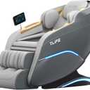 TLIFE Massage Chair Full Body, 160Zero Gravity Recliner with Body Scan, 50" SL-Track Shiatsu Massage Chair, Fixed Point Massage, Foot Rollers, 12 Auto Modes, Deep Yoga Stretch, Heating, Grey