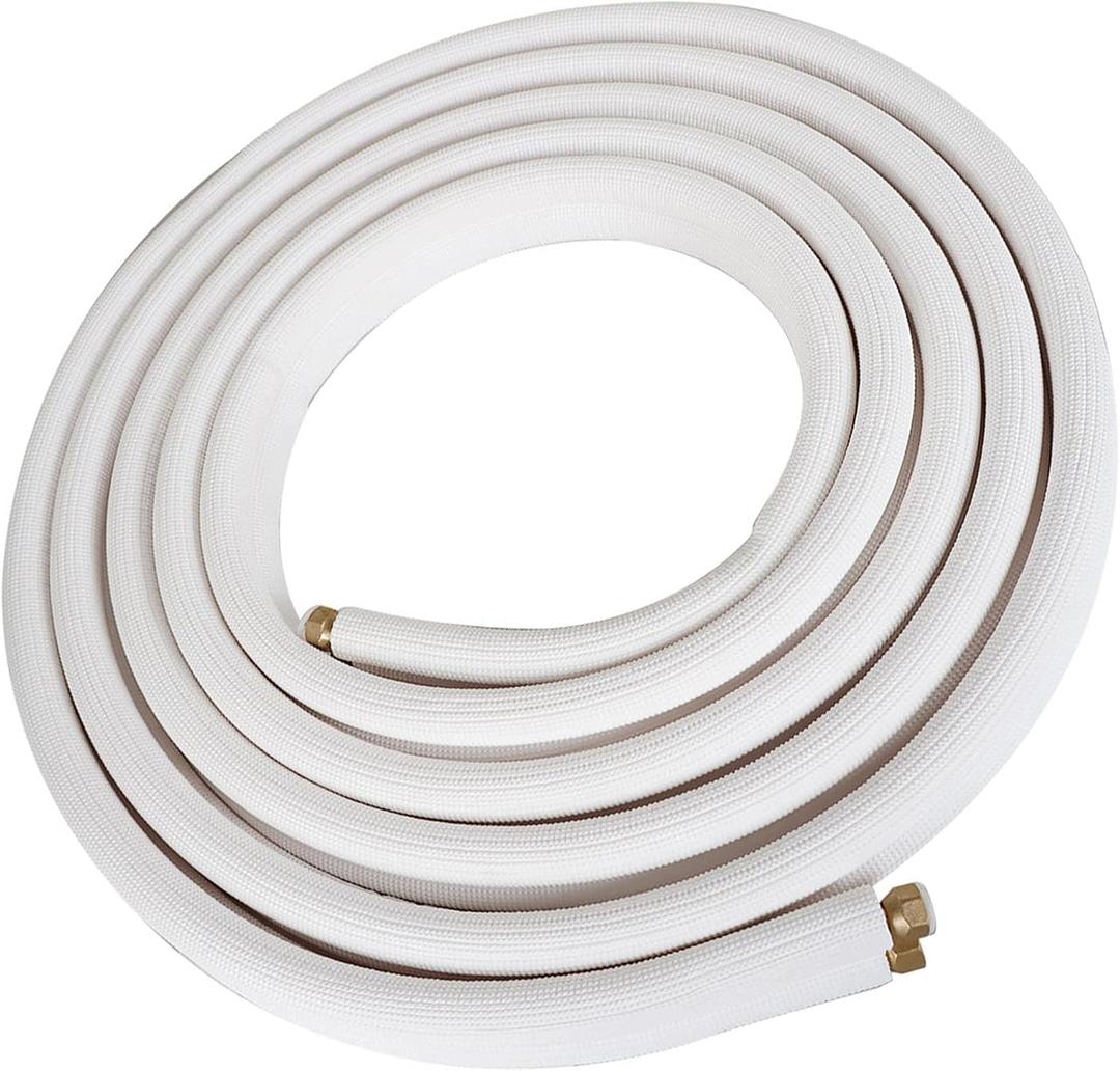 1Pcs 25FT Air Conditioning Cooling Connection Tube 3/8 Inch and 5/8 Inch Mini Split Line Set Fit for Mini Split Air Conditioner