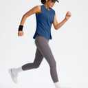 Soothfeel Womens Workout Tops for Women Sleeveless Tennis Yoga Shirts Lightweight Loose Athletic Running Tank Tops (Small, Blue)