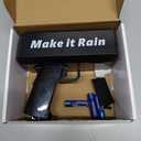 Money Gun Automatic Cash Toy Gun Make It Rain Money Shooter Gun for Parties,Club Events Christmas, Halloween, Birthday Parties, Weddings Fun Prop Money Gun for New Year Gift (Black)