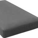 H.VERSAILTEX Super Stretch Individual Chaise Cover Sectional Couch Covers for L Shaped Sofa Both Left/Right Featuring Thick Jacquard Textured Twill Fabric (1 Piece Chaise Cover, Grey)