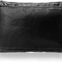 Fireproof Money Bag with Two Pockets (10" X 13"), Fire Proof Bag for Documents,Fire Proof Money Bag for Cash with Zipper,Document Organizer Storage Protects Important Papers, Valuables, Black