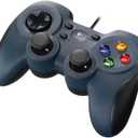 Logitech G F310 Wired Gamepad Controller Console Like Layout 4 Switch D-Pad PC - Blue/Black