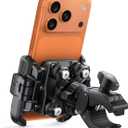 Lamicall Motorcycle Bike Phone Mount - [Upgrade Vibration Dampener] [Camera Friendly] Bike Phone Holder Handlebar Clamp, Bicycle Cell Phone Mount, iPhone 17 16 Pro Max, Galaxy S25 Ultra, 6-7.2" Phones