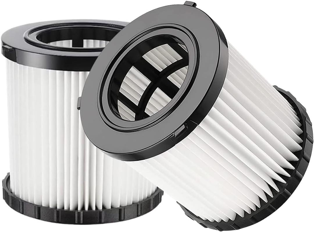 2 Pack DCV5801H Hepa Replacement Filter Compatible for DeWalt DCV580 DCV581H DeWalt DCV5801H Wet Dry Vacuum Replacement Filter Washable and Reusable (DCV5801H_2pcs)