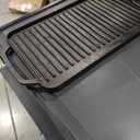 Lodge Chef Collection 19.5 x 10 Inch Cast Iron Reversible Grill/Griddle, Made in USA