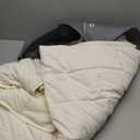 L'AGRATY Weighted Blanket - 60"x80" 15lbs Cooling Breathable Heavy Blanket Microfiber Material with Glass Beads for Adult All-Season Summer Fall Winter Soft Thick Comfort, Beige