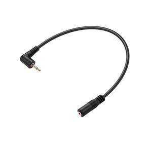 Right Angle 2.5mm Audio Aux Cable,90 Degree 2.5mm Male to Female TS Mono Audio Extension Cable for Smartphone,Headphone,Mp3 Player0.3M