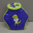 Gogokids Kids Floatation Swimsuit with Adjustable Buoyancy One Piece Swimwear Float Suit Swim West for Boys and Girls, Toddler Bathing Suit Rash Guard with Arm Floaties (4, Skateboarding Dinosaur)