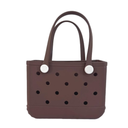 Rubber Tote Bag Small Beach Bag Waterproof Outdoor Tote Bag Portable Open Handbag for Sports Beach Boat Outdoor