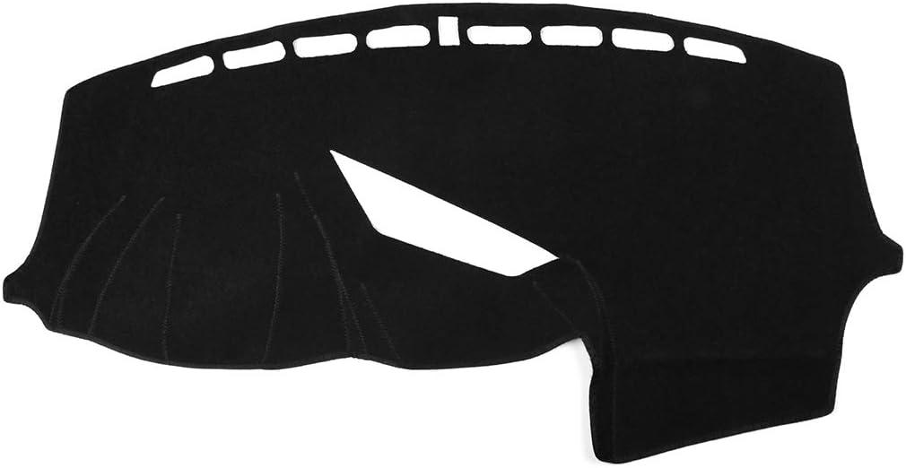 X AUTOHAUX Car Dashboard Cover Nonslip Black Dash Cover Mat Sun Pad for Ford Focus RS 2015-2017