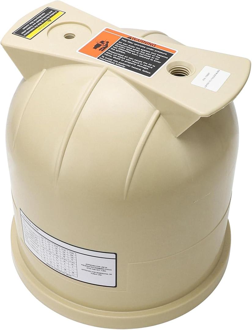 178561 Almond Lid Assembly Replacement, Compatible with Pen-tair Clean & Clear and Pre-dator Pool and Spa Cartridge Filters, Fits CC75, CC150, CC200, 75/150/200 Sq Ft Models, 12-Inch Filter Cover