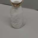 White Ceramic Vase-Flower Vase Dried Flower Vase for Modern Home Decor, Fit for Foyer Living Room Fireplace Bedroom Kitchen, Decent Gift, 8.27" H