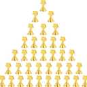 Urban Deco 36 Pieces Table Card Holder Place Card Holders 1.7 inches Gold Steel Card Holders for Photos, Food Signs, Memo Notes, Weddings, Restaurants, Birthdays(Gold 36PK)