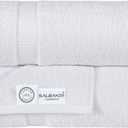 SALBAKOS 2-Piece 100% Turkish Cotton Extra Large Bath Towel 35x70 inch | Premium Hotel Quality Bath Sheet Towels | Thick, Soft, Absorbent, Oversized Bath & Beach Towels (White, 2 Bath Sheets)