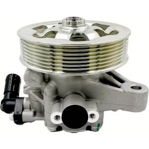 Power Steering Pump 21-5495 with Pulley Compatible With 2008 2009 2010 2011 2012 for Honda Accord 2.4L