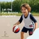 Botabee Red, White and Blue Mini Basketball Set Basketball Arcade Games - Size 3, 7 Junior Basketballs Suitable for Indoors, Outdoors and Arcade Basket Ball - 3 Pack