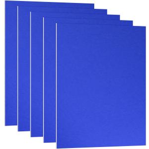 PATIKIL 7x5x1/32inch Anodized Aluminum Sheet, 5Pcs Metal Rectangle Aluminum Plate 0.8mm Thick Engraving Blanks for Laser Engraving DIY Decorative Crafting Home Decoration, Blue (7x5inch)
