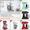KitchenAid 4.5-5 Qt Bamboo Mixer Slider - Tilt Head Stand Mixer Appliance Mover Storage Sliding Tray (White)