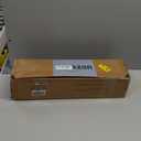 KAMANINA 1 Inch Double Curtain Rod 36 to 72 Inches (3-6 Feet) Telescoping Black Curtain Rods for Windows 24 to 68 Inches, Heavy Duty Drapery Rods with Square Finials