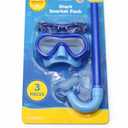 Life is Good Kids Snorkel Mask with Swim Goggles, Junior Diving Set for Clear Underwater Vision