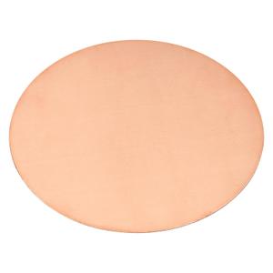 uxcell Pure Copper Sheet, 6" x 0.04" 18 Gauge T2 Copper Metal Round Plate for Crafts, Electrical Repairs