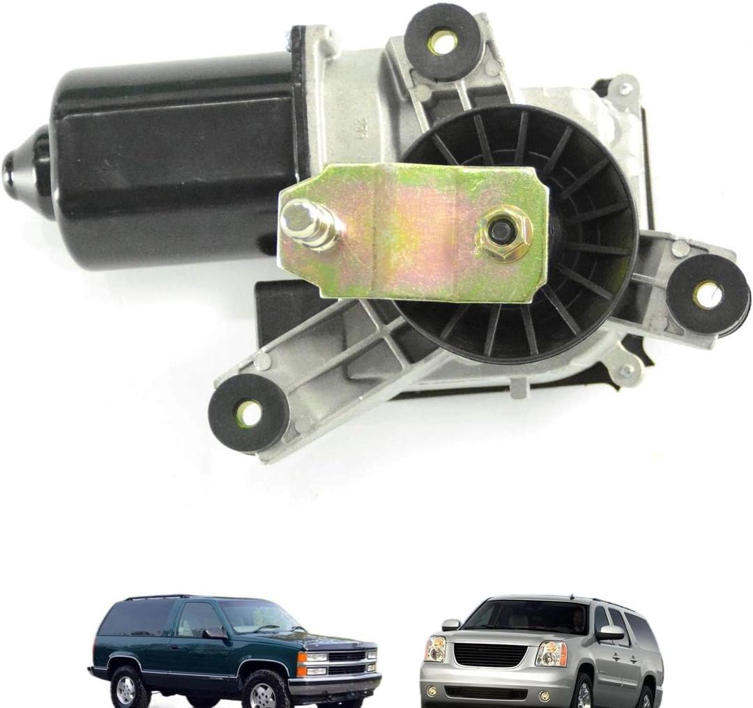 601-101 New Front Windshield Wiper Motor Compatible With 1999-2000 GMC Cadillac 1992-1997 Chevrolet Blazer 1995-2000 Tahoe GMC Yukon 1996-1997 Oldsmobile Isuzu Replacement 12368702