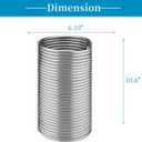 3/8" x 50Ft 304 Stainless Steel Tubing Coil, Immerson Tubing Coil for Ice Bath Wort Chiller, Beer Brewing, Welded Stainless Steel Tube for DIY Projects (5/16" x 50Ft)