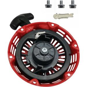 YAMAKATO GX160 Pull Start Assembly w/Recoil Starter Rope for Honda GX200 GX120 Pull Cord Replacement Red 28400-Z0T-003ZB 28400-ZH8-023ZB 28400-Z4M-305ZB