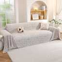 Couch Covers for Dogs, 78"x118", Washable Sofa Covers for 3 Cushion Couch, L Shaped Couch Cover Multi-Use, Non Slip Sofa Slipcovers for Living Room, Couch Cover Blanket, Light Grey