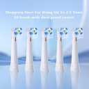 Replacement Toothbrush Heads Compatible with Oral-B iO 3/4/5/6/7/8/9/10 Series Ultimate Clean Electric Toothbrush,for Oral-B iO Electric Toothbrush,12 Pack (White, Medium)