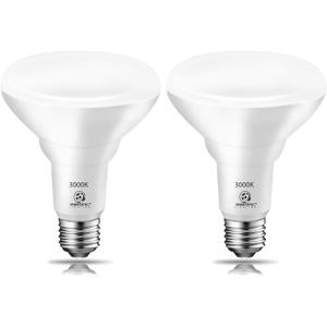 Energetic 2 Pack 75W BR30 LED Recessed Light Bulb, Dimmable, 900 Lumens, Warm White 3000K, E26 Base, Indoor LED Flood Light Bulb for 5/6 Inches Cans