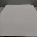 HAISIWLKJ Folding Table 6 FT Lightweight Camping Table Portable Plastic Rectangular Outdoor Dining Table Steel Legs Fold-in-Half with Carrying Handle for Indoor,Picnic,Party,Wedding,Events(White)