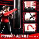 LEIFIDE 2 Pack Slip Stick Boxing Slip Bag Foam Attachment for Punching Bag Head Movement Training Dodging Boxing Bar for MMA Defense Reflex Training Equipment Punches Practice Accessories Home Gym