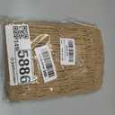 2 Pack Fish Net Decorations - 80x40 Inch Brown Fishing Net Decor for Under The Sea Hawaiian Beach Themed Party, 3mm Thick Natural Cotton Versatile Nautical Netting for Party Wall Table Ceiling Decor
