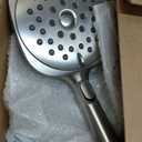 Moen Ronan Spot Resist Brushed Nickel Single-Handle Modern Tub and Shower Faucet with Square Handheld Rain Shower Spray Head Featuring Magnetix, Valve Included, 82022SRN