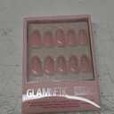 Glamnetic Press On Nails - Exposed | Medium Coffin Fake Nails, Nude Opaque Neutral, Salon Quality | 15 Sizes - 30 Nail Kit