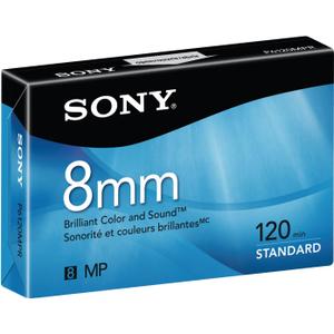 Sony Standard Grade 8mm Camcorder Videotape Cassette, 120 Minutes