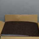 Stair Treads Non-Slip 16 Pack 8"x30" - Carpet Stair Runner for Indoor Wooden Steps with TPE Backing & Anti-Skid Surface, Reusable Adhesive Safety Rug for Kids/Elder/Pet-Friendly - Brown