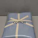 SONORO KATE 100% Egyptian Cotton Sheets King Size - 600 Thread Count, Luxury Hotel Sateen Weave Bedding Set, Soft Breathable Sheet Sets, 16" Deep Pocket - 4 PC (French Blue,King)