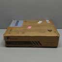 C Shaped End Table Set of 2, Small Side Table for Sofa and Bed, Couch Tables That Slide Under, Snack Side Table for Living Room, Bedroom, White Faux Marble and Gold