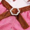 SIZGAROOT Cowgirl Costume for Girls with Hat Halloween Party Dress Up (L)
