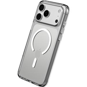 RhinoShield Phone Case Compatible with MagSafe for iPhone 17 Pro Max | Clear - Anti-Yellowing, High Transparency, Superior Magnetic, Shockproof with Military Grade Drop Protection - Transparent