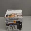 BLACK+DECKER Portable Space Heater, 1500W Room Space Heater with Carry Handle for Easy Transport