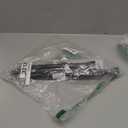 Black Tension Curtain Rod 28 to 48 Inch Spring Rod No Drilling Adjustable Shower Curtain Rod for Windows, Bathrooms, Closet, Kitchen